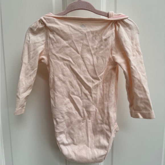 Cloud Island 12M Light Pink Loved Long Sleeve Girls Onesie Bodysuit - Picture 4 of 4
